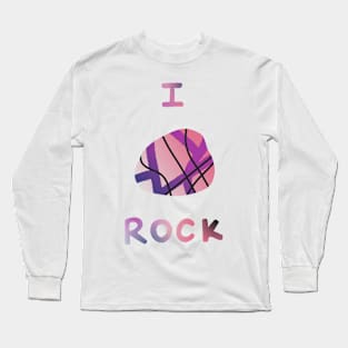 Pride rocks - genderfluid Long Sleeve T-Shirt